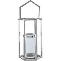 Interiors by PH Large Silver Hexagonal Lantern