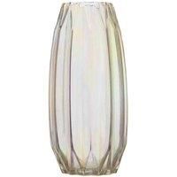 Interiors by PH Petro Large Glass Vase With Iridescent Finish