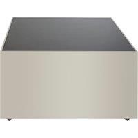 Orsina Modern Design Square Chrome Finish Coffee Table, Stunning Modern Coffee Table, Functional Decorative Table in Silver