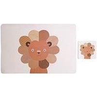 Zoo Animals Placemat & Coaster Set Non-Slip Drinks Coasters Dinner Table Mats