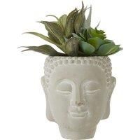 Premier Housewares Fiori Mixed Succulent In Buddha Pot