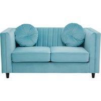 Farah Two Seat Velvet Sofa