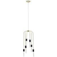 Lagona 6 Bulb Gold Finish Indoor Home Office Living Room Ceiling Pendant Light