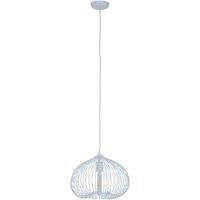 INTERIORS by Premier Lavis 1 Bulb Pendant Ceiling Light - White