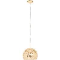 INTERIORS by Premier Leni Dome Pendant Ceiling Light - Gold