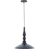 Premier Housewares Chandelier/Ceiling Light Large Black and Gold Pendant Lights for Ceiling/Hallway/Living Room Robust Metal Hanging Lighting for Halls/Bedroom 39 x 168 x 39
