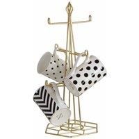 Vertex Contour Matte Gold Mug Tree