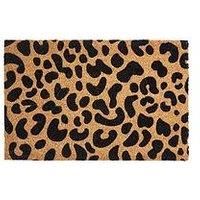 Interiors By Premier Leopard Print Coir Doormat