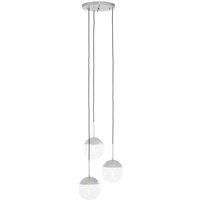 Interiors by PH Revive Chrome Finish 3 Pendant Light, Silver