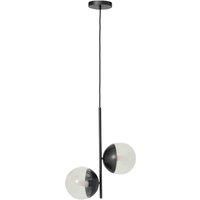 INTERIORS by Premier Revive 2 Pendant Ceiling Light - Black
