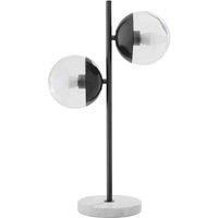 Interiors by PH Revive Black Finish Metal Table Lamp
