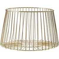 Vertex Deco Matte Gold Large Fruit Basket