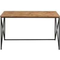 Interiors by PH Console With Natural Parquet Top