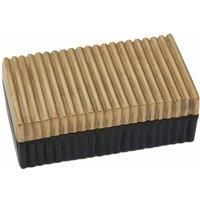 Interiors By Ph Small Aluminium Trinket Box Gold/Black