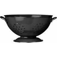 Retro Colander Stainless Steel Enamel Drainer Pasta Salad Size 23cm Dia.