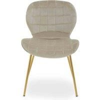 Interiors by PH Mink Velvet Dining Chair