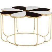 Interiors by PH Black And White Top Petal Shape Table