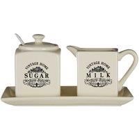Premier Housewares Vintage Home Sugar & Milk Set