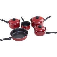 Saucepan Set Belly Pans Non Stick Steel  Pots- Bakelite Cookware-Kitchen NEW
