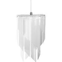 Premier Housewares Acrylic Laser Cut Shade - White