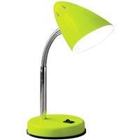 Premier Housewares Bedside Table Lamp Lime Green Desk Lamps Metal Reading Light Spot Light Book Light Desk Lamp - Lime Green 53 x 80 x 52 cm