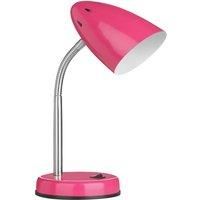 Premier Housewares Flexi Desk Lamp - Pink
