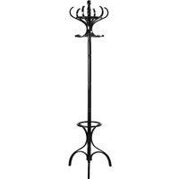 Premier Housewares Floor Standing Coat Stand, Black, 184 cm