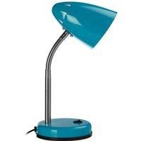 Flexi Flexible Neck Table Desk Lamp Home Bed Side Night Reading Light With Bulb