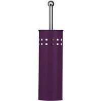 Premier Housewares Toilet Brush and Holder - Purple