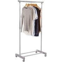Premier Housewares Clothes Hanging Rail with Wheels Clothing Rack Clothes Rails Clothing Rails Clothes Rails on Wheels 152 Cm X 80 Cm X 43 Cm