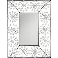 Premier Housewares Floret Wall Mirror - Metal