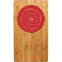 Premier Housewares Chopping Board with Silicone Collapsible Colander - Bamboo