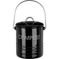 Compost Bin  Kitchen -Household in  Red Black and Cream - Heavy Duty