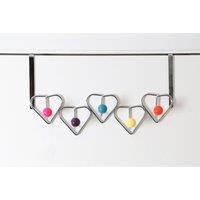 Premier Housewares 5 Hook Over Door Hanger - Multi-Coloured