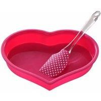 Premier Housewares Heart Baking Set - Hot Pink