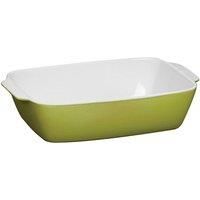 Premier Housewares Ovenlove 2.8l Stylish Rectangular Baking Dish Lime Green New