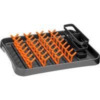 Premier Housewares Dish Drainer - Grey/Orange