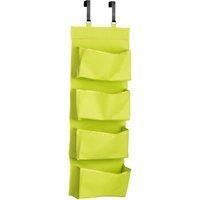 4 Tier Over the Door Hanging Hooks Organiser Storage Pockets Wardrobe Unit Shoes