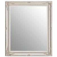 Classic Wall Mirror Silver Finish Rectangle Home Décor Contemporary Style