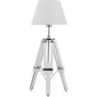 Interiors by Premier Jasper White Tripod Base Feature Lamp