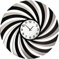 Interiors by Premier Black Mirrored Wall Clock