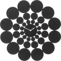 Interiors by Premier Black Discs Design Wall Clock