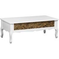 Premier Housewares Bali Coffee Table - White