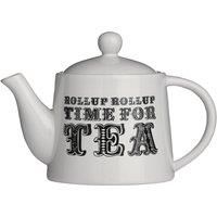 Premier Housewares Carnival Teapot - White