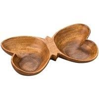 Premier Housewares Socorro Butterfly Serving Dish - Acacia Wood