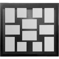 Premier Housewares Multi-Photo Frame for 12 Photos, Black