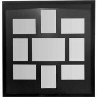Premier Housewares Multi-Photo Frame for 9 Photos, Black