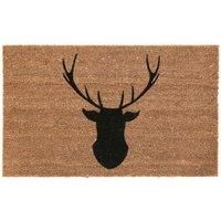 Heavy Duty PVC Backed Non Slip Deer Coir Doormat Door Dirt Floor Mat 60 x 40cm