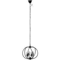 Aspen Matt Black Iron Pendant Light