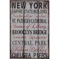Premier Housewares New York Wall Plaque